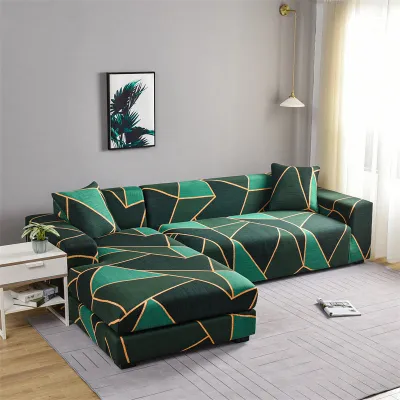 Printed Sectional Sofa cover Couch Cover